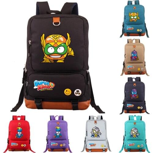 Game Super Zings Kindergarten Backpack Child Superzings School Bag Mochila Back To School