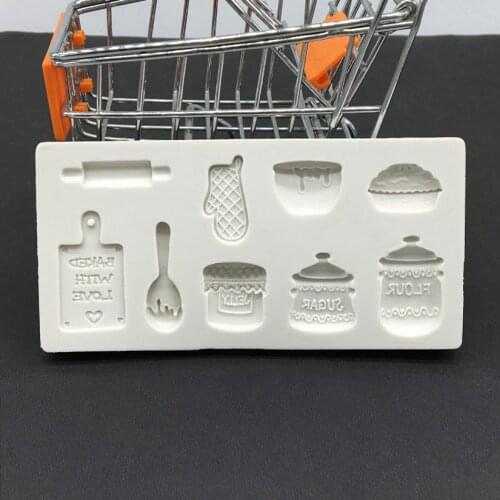Bakeware Tools Shape 100% Platinum Silicone Sugarcraft Mould, Fondant Cake Decorating Tools