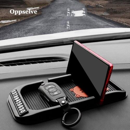 Card Phone Number Card Plate Phone Number In Car Parking Plate Temporary Stop Sign Temporary Anti-skip Phone Stand Mat Plate
