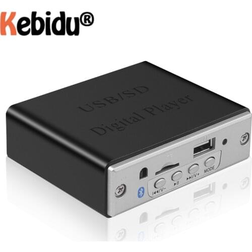Kebidumei Bluetooth 5.0 MP3 Decoder Decoding Board Module Car USB MP3 Player WMA WAV TF USB FM Car Radio