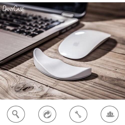 Ergonomic Mouse Pad Silicon Gel Non-slip Streamline Wrist Rest Support Mat Computer Mousepad Silicone Wrist Rest Vertical
