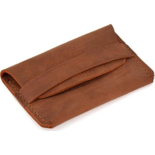 Credit Card Holder Wallet Case Leather Business Card Holder Vintage Bank/ID Cardholder Wallets
