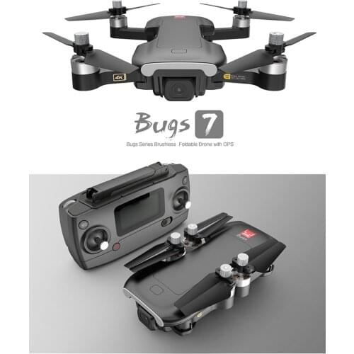 Bugs 7 GPS Drone 4K 5G WIFI HD Camera Brushless Motor FPV Quadcopter Foldable Dron Rc Helicopter B7 Drones with camera