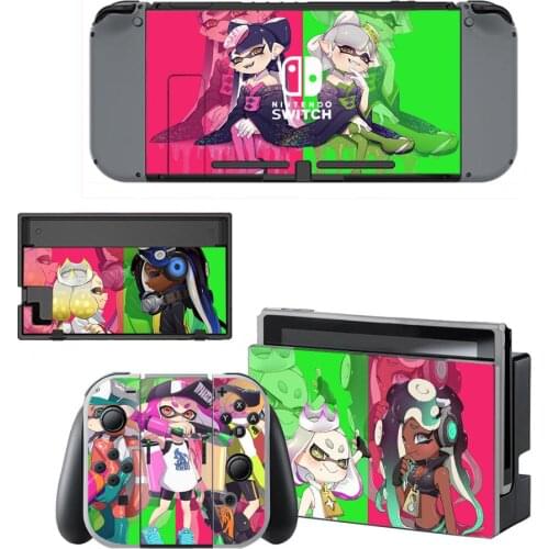 Game Splatoon 2 Nintendoswitch Skin Nintend Switch Stickers for Nintendo Switch Console Joy-con Controller Dock Skins Stickers