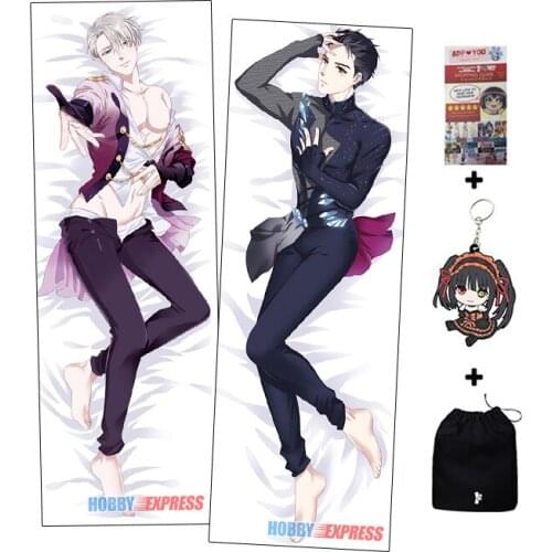 Hobby Express Viktuuri Viktor and Yuuri Dakimakura Japanese Hugging Body Pillow Cover ADP71034