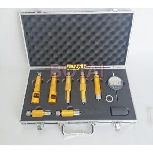 NO.021 common rail injector valve measuring tool kit for Bosch /Denso diesel injector valve stroke measuring tool