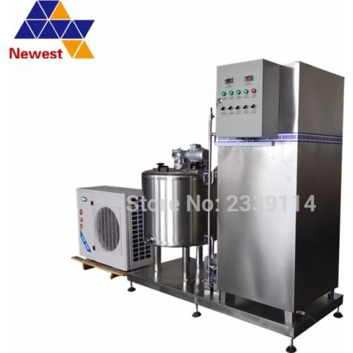 Milk Pasteurizer with Refrigeration Compressor Cooling Pasteurized Milk