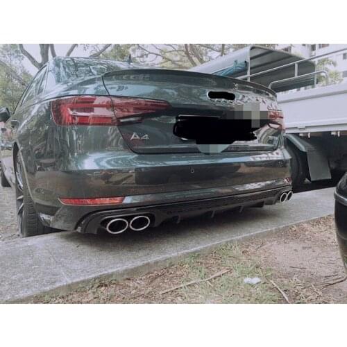 Suitable for 18 17, 19 Audi A4l Exhaust B9 Upgraded Four Out Lip and Tail Throat Modified S4