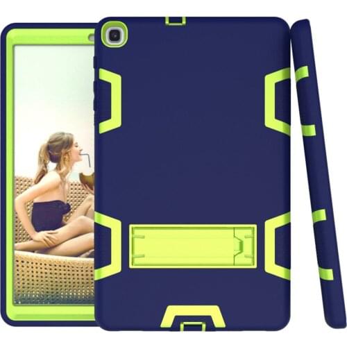 Silicone Kids Safe Stand Case for Samsung Galaxy Tab A 10.1 T510 T515 SM-T510 SM-T515 2019 New Tablet Funda Shockproof Cover