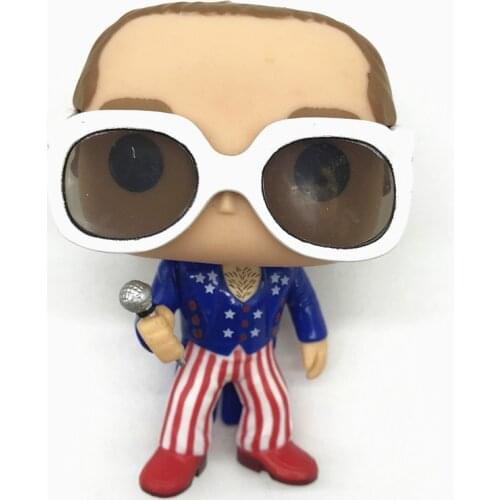 Rocks ELTON JOHN red white and blue figure Vinyl Action Figure Collectible Model Toy no box