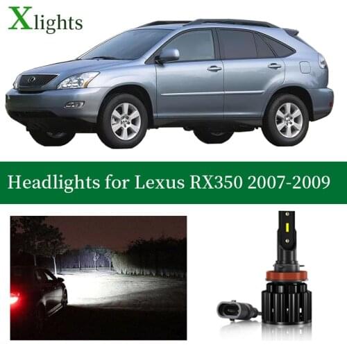 Xlights Led Headlight Bulb For Lexus RX350 2007 2008 2009 Low High Beam Canbus Car Headlamp Lamp Light Accessories 12V 24V 6000K