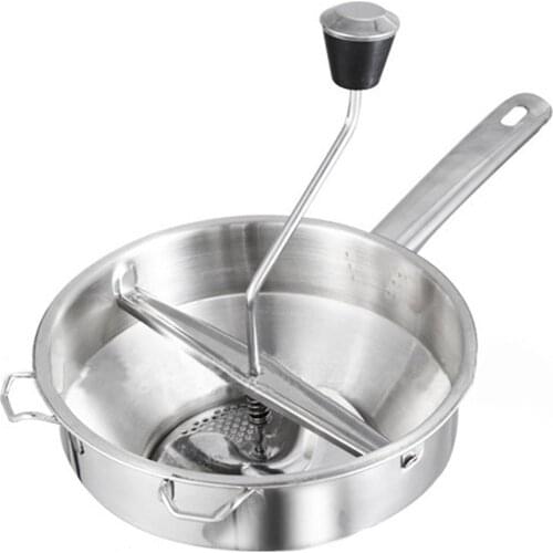 1pc Stainless Steel Potato Masher Durable Vegetable Fruit Blender Manual Potato Presser Cook Tool For Home Kitchen Accessories