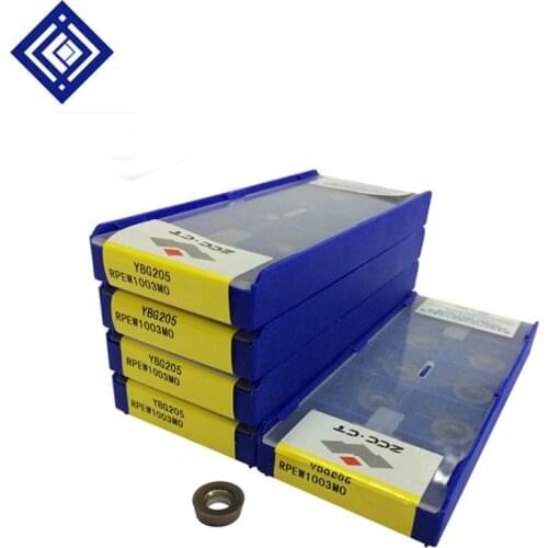10pcs/lot YBG202 YBC102 YBG302 YBG205 RPEW1003MO CNC Carbide Milling Insert Cutting Blade Tools