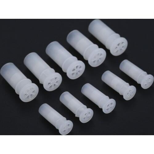 100pcs Toy Noise Maker Insert Squeaker Reed Plastic Dog Cat Shoe DIY Doll Repair Fix Pet Baby Craft replacement 15mm/17mm White