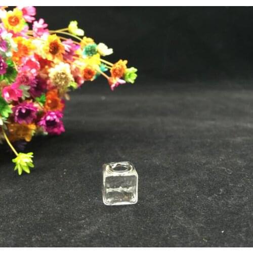 20pieces/lot 10*10mm Square Glass , quadrate fashion Jewelry DIY, glass bubble with glass globe