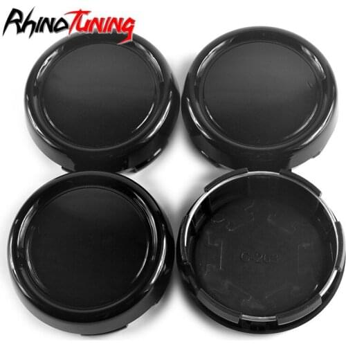 4pcs 79mm 73mm Black Car Wheel Center Caps For Rims Fit For RS3 Advan RZ DF Hub Cover Auto Styling Accessories