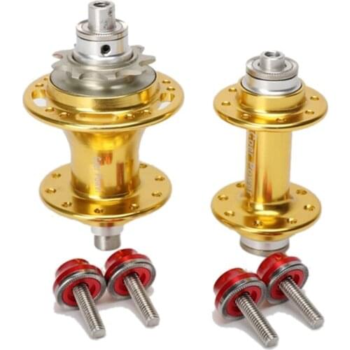412 Bicycle Folding Bike Hub 4 Palin Hub 9T Aluminum Tower Base 14/16 Hole Folding Small Wheel Hub