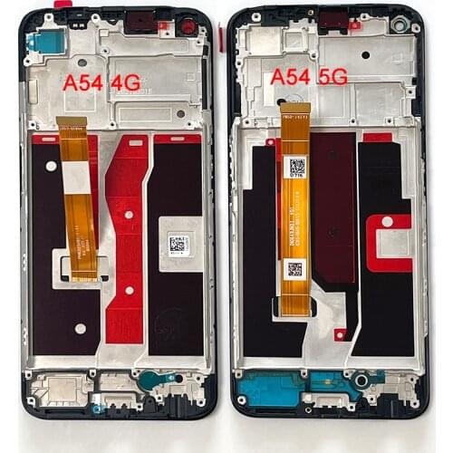 6.5" Original New For Oppo A54 5G LCD Display Screen Frame Touch Panel Digitizer For Oppo A 54 5G CPH2195 Display Replacement