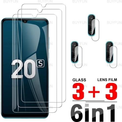 6in1 Camera Lens Film For Huawei Honor 20s HD Front Tempered Glass screen protector for Honor20s Pro Lite honer xonor 20i 20e