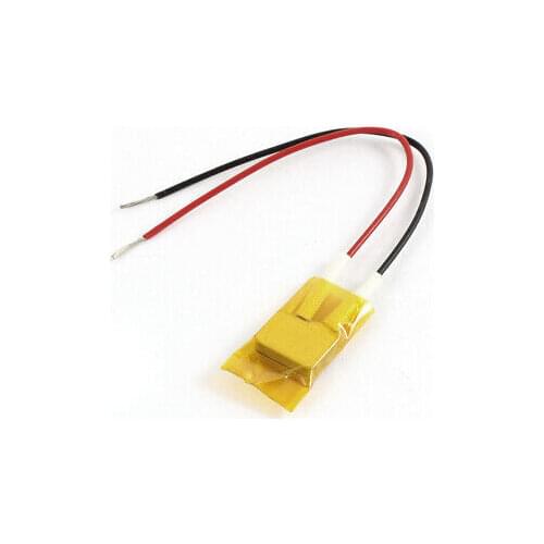 Aluminum PTC Heater Thermostat Heating Plate Constant Temperature 12V 1-3W 120C 12 x 8 x 3mm