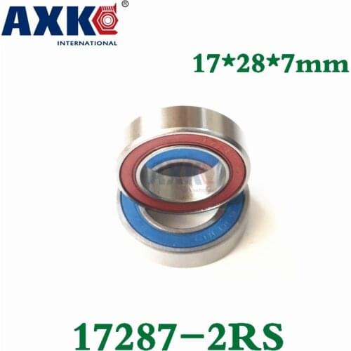 Free Shipping Axk 10pcs 17287-2rs 17*28*7mm 17x28x7mm 17287 2rs 17287rs Mr17287 Bike Wheels Bottom Bracket Repair Bearing