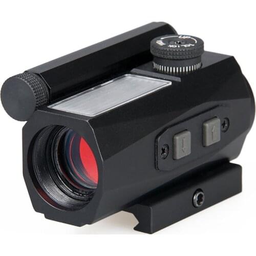 Canis Latrans Tactical 1X20 Solar And Battery Two Charging Mode 2MOA Red Dot Scope For Outdoor Hunting OS2-0104