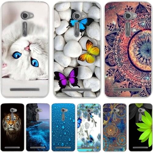 For Case For Asus Zenfone 2 ZE500CL 5.0'' Silicone TPU Back Cover Soft Capa For Asus Zenfone 2 ZE500 CL 2E Z00D Phone Case Funda