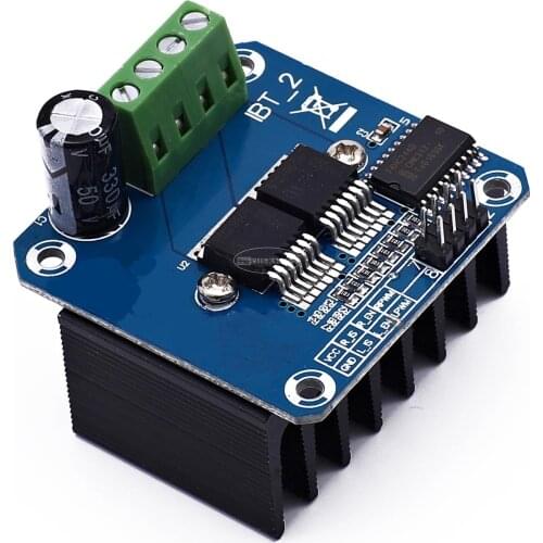 Double BTS7960 43A H-bridge High-power Motor Driver module/smart car