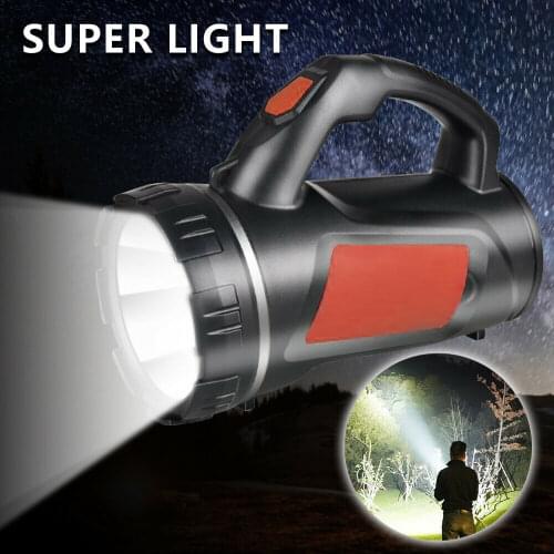 WAKYME 1200mAh Ultra Powerful Rechargeable LED Torch USB Charging LED Work Light Portable Camping Lantern Lamp Flashlight
