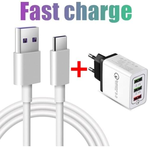 Type C Cable Tupe C Kabel For Samsung S10 S9 S8 Plus Note 9 8 Supercharge USB-C Cables For Huawei Mate20 Mate30 P30 Pro 5A Cabo