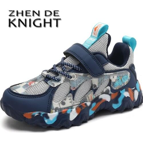 2021 Autumn Children Shoes Breathable Mesh Sneakers Boys Shoes Fashion Casual Running Sneakers Kids Shoes Boys Chaussure Enfant