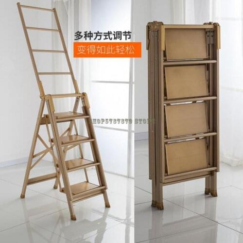 Multifunctional Ladder Clothes Hanger Dual Purpose Folding Household Folding Airfoil Indoor And Outdoor Drying Rack