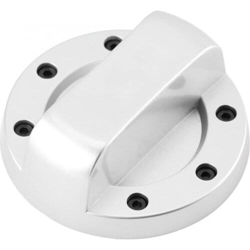 Car Modification Fuel Oil Tank Cover Cap for Toyota 68mm Silver plastic Fuel tank cap decoration car accessories