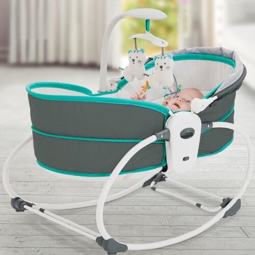 0-3 Years Old Baby Cradle Automatic Electric Rocking Sleeping Bed Child Comfort Reclining Mecedora Para Bebe Kid Bed BK50YY