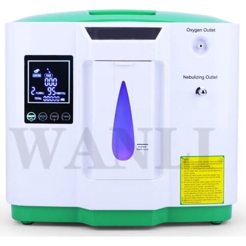 DE-2AW 2-9L Portable Oxygen Generator Adjustable Oxygen Generator Air Purifier Oxygen Suction Machine 110V/220V