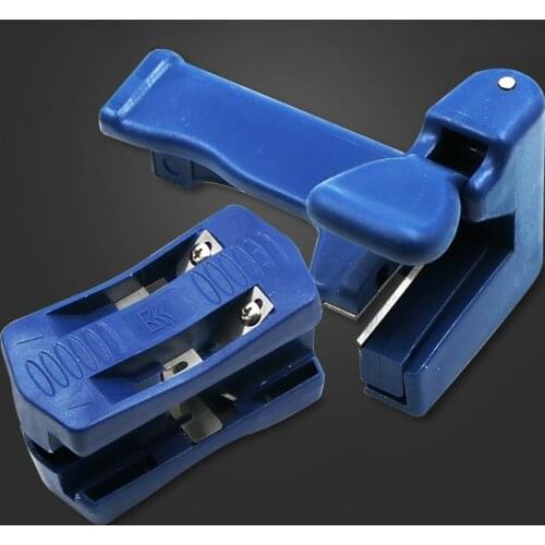 Manual Woodworking Trimming Banding Machine Tool Double Edge Head Tail Trimmer Carpenter Hardware