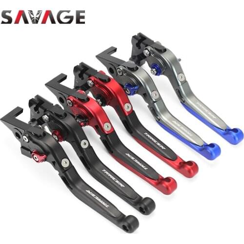 Folding Brake Clutch Levers For YAMAHA MT 09 MT09 Tracer 900/GT 2015-2022 900GT 2021 Motorcycle CNC Adjustable Extendable