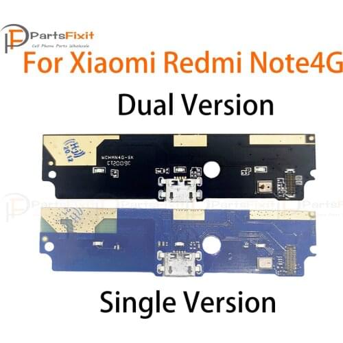 USB Charging Microphone Board Flex For Xiaomi Redmi Note 4G Micro USB Charger Plug PCB Charging Port Dock Jack Connector Board