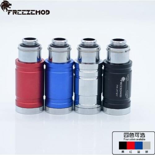FREEZEMOD internal and external tooth flat push stop valve full copper water tank install adjustable water flow. FM-PTWY