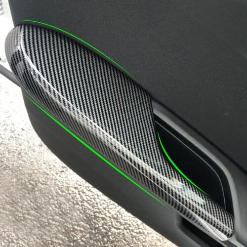 Carbon Style Car Window Lift Control Switch Button Panel Frame Cover Sticker Trim For BMW 5 Series E60 2004 2005 2006