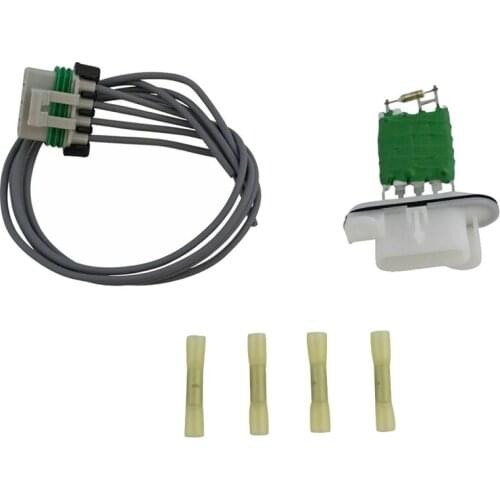 A/C Heater Blower Motor Resistor & Pigtail Harness for 04-12 GMC Canyon Chevy Colorado SSR 15218254 973-434