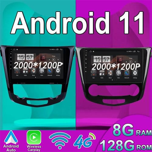 6G+128G Android 11 10" CAR For Nissan X-Trail xtrail X Trail 3 T32 2013 - 2017 Qashqai 2 J11 Car Radio Video player