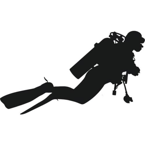 Personality Car Sticker Fashion Diving Car Window Accessories Cover Scratches Reflective PVC Cover Scratches Waterproof