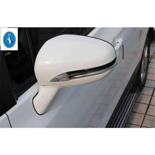 Yimaautotrims Auto Accessory Chrome Rearview Mirror Cover Trim Rubbing Strip 2 Pcs ABS Fit For Suzuki SX4 s-cross 2014 - 2020