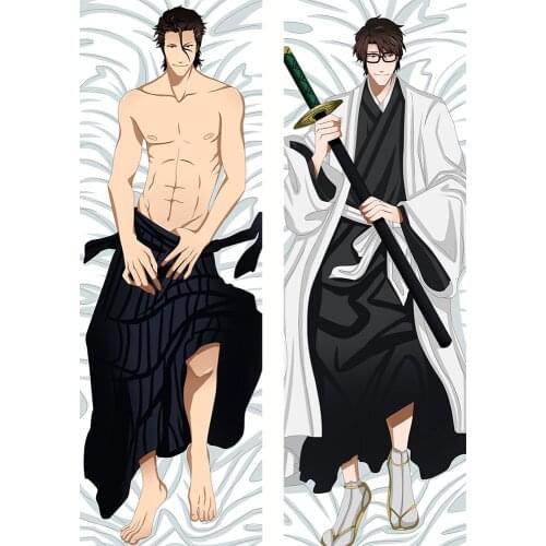 Anime Bleach Dakimakura BL Male Hugging Body Pillowcase Home Bedding Double Side Printed Pillow Cover Case