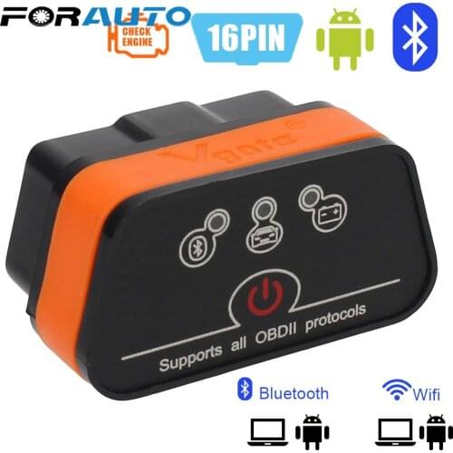 ELM327 OBD2 For Android Code Reader WIFI/Bluetooth Automotive Diagnostic Scanner Vgate Icar2 Auto Diagnostic Tool