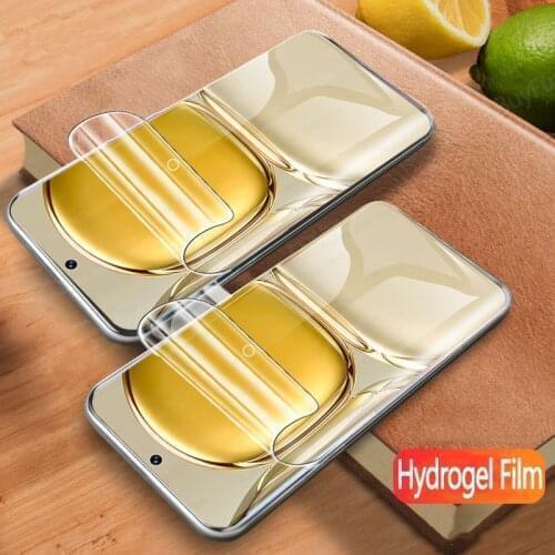 ２Pcs Hydrogel Film For Huawei P50 Pro Screen Protector Film For Huawei P40 Lite 5G E P30 P20 Pro Lite Protective Film Not Glass