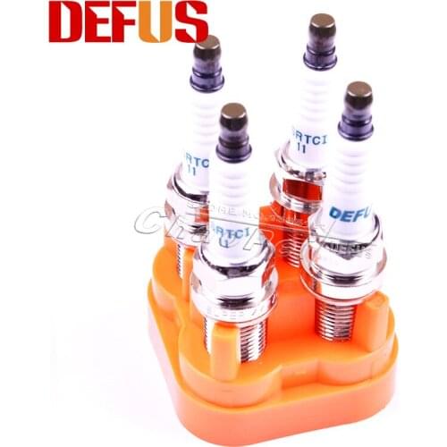 Iridium Spark Plugs IFR6A 11 For Lexus Scion Rav4 Camry 2.0L 2.4L SK20R11 IK6RTC OE 90919-01210 Ignition Power Plug Set-4