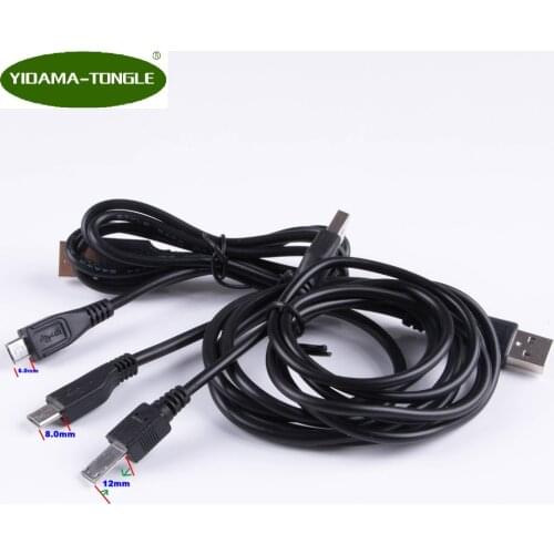 Micro USB Cable 6mm 8mm 12mm to USB 2.0 A male Type Data / Charge Snyc Cable Extral Long Micro USB Connector Port Adapter 1.0m