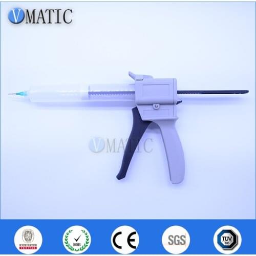Free Shipping 55 cc 55 ml UV Glue Dispensing Cartridge Syringe Gun With Syringe & Stopper / Cover